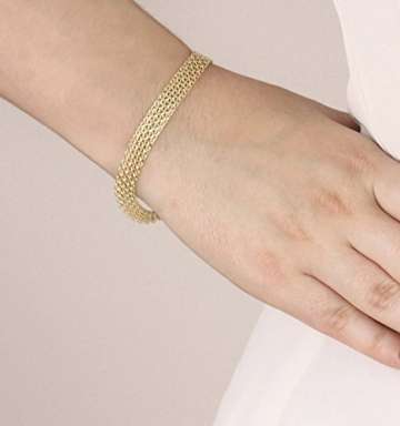 Carissima Gold Damen - Armband 375 Rundschliff einfach 1.20.8042 - 5