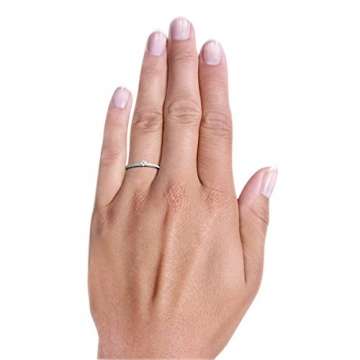 Goldmaid Damen-Ring Verlobung 585 Weißgold Diamant (0.18 ct) weiß Brillantschliff Gr. 58 (18.5)-Pa R7437WG58 Verlobungsring Diamantring - 5