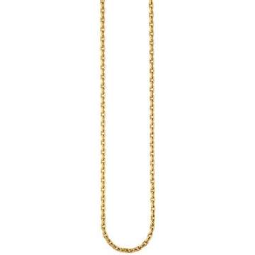 JOBO Ankerkette 585 Gold Gelbgold diamantiert 3 mm 50 cm Kette Halskette Goldkette - 3