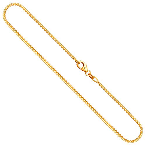 Goldkette, Venezianerkette Gelbgold 7 Gewicht K, 585/14 NEU g, cm, Breite 1.5 Länge 50 ca. mm